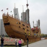 A replica of Zheng He